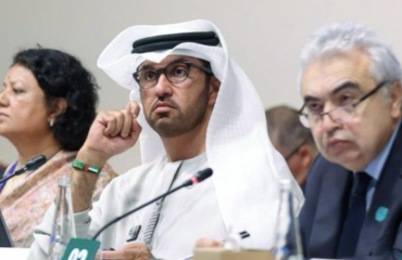 El sultán Ahmed Al Jaber y el presidente de Agencia Internacional de la Energía, Fatih Birol, impulsor de la reducción gradual de los combustibles fósiles/Cop28